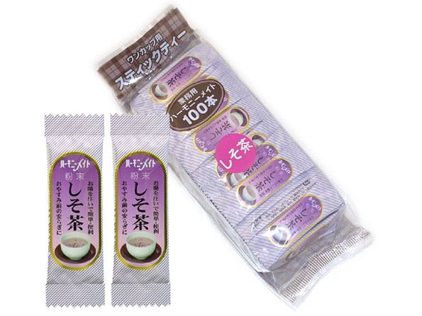 ハーモニーメイト しそ茶 100本