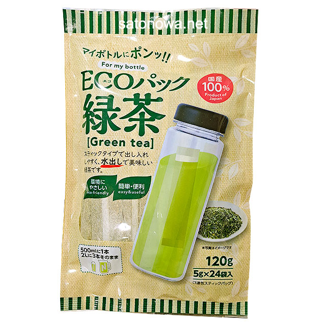 エコパック緑茶24袋／水出し・ペットボトル用