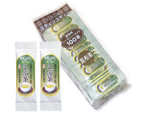 ハーモニーメイト 昆布茶 100本