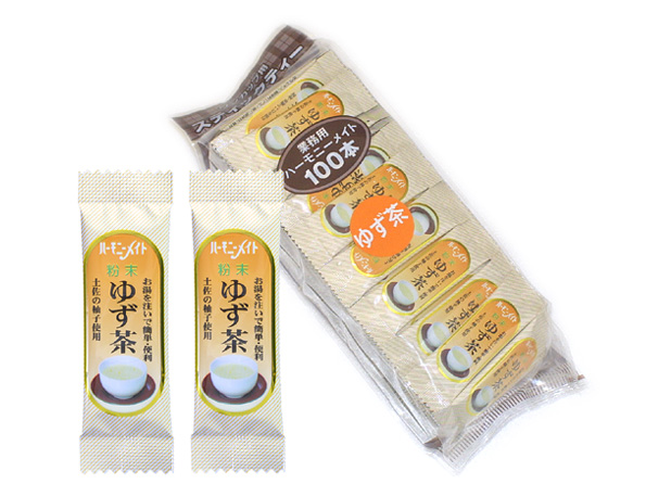 ハーモニーメイト ゆず茶 100本