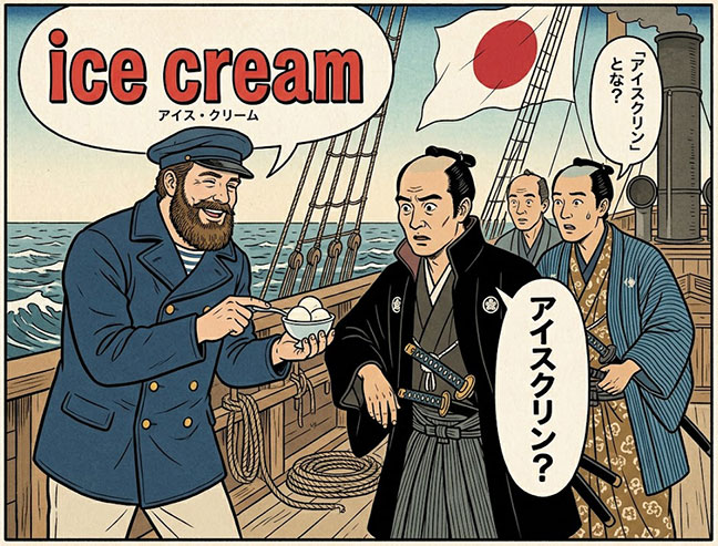 アイスクリンの語源