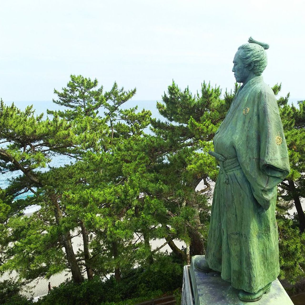高知市桂浜の坂本龍馬像