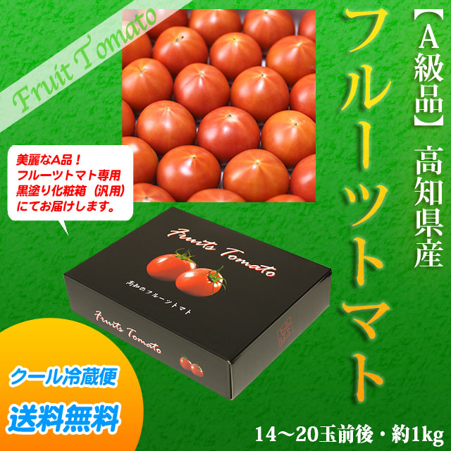 フルーツトマト1kga品 高知県産トマトさとのわ